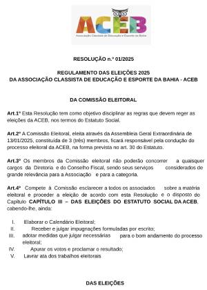 Edital de convocação